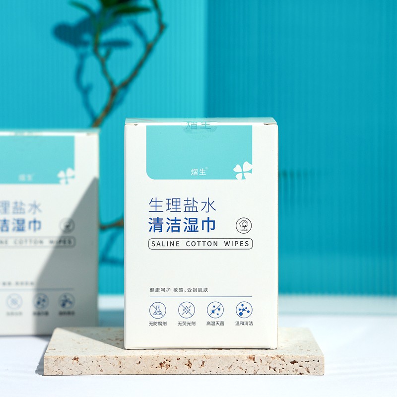 熠生生理鹽水濕巾單片裝